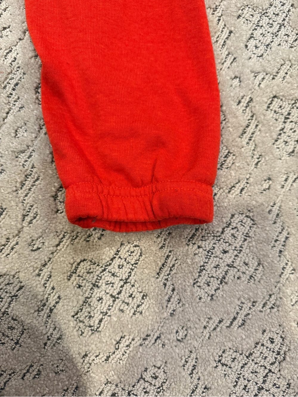 Aviator Nation Red Kids Sweatpants with Rainbow Side Stripes - Picture 9 of 12